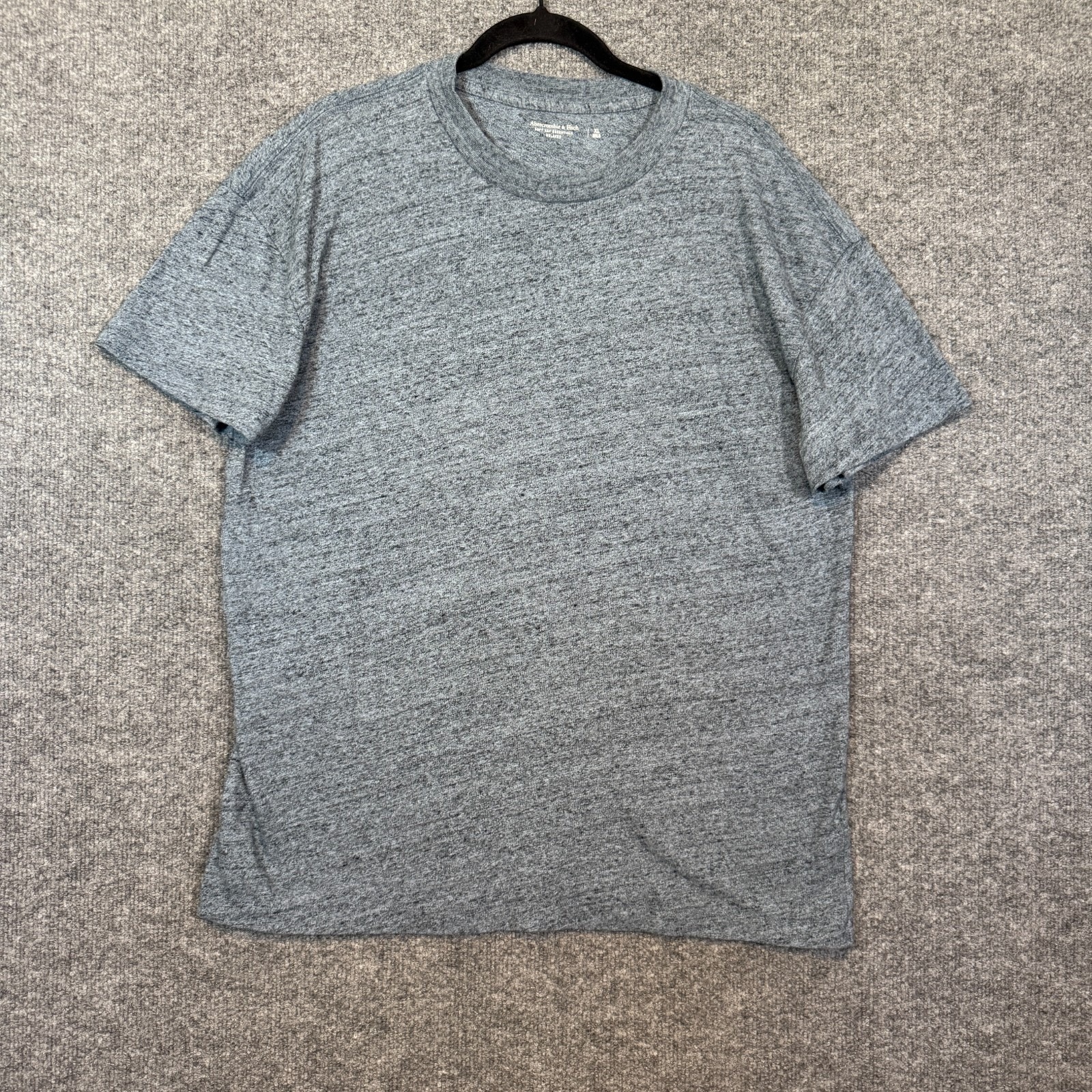 Abercrombie & Fitch Soft A&F Essential Tshirt Mens Xl Gray Stretch Short Sleeve